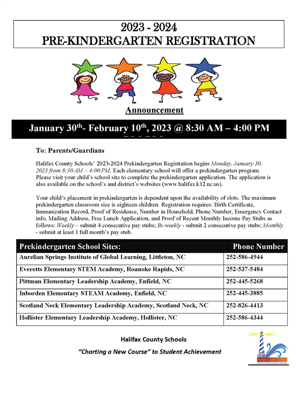 PreK Registration